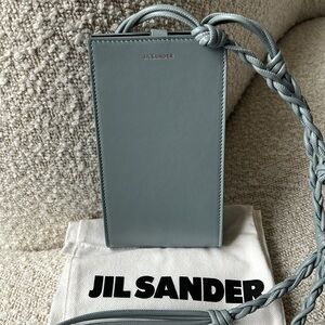 JIL SANDER Pale Blue Phone Holder